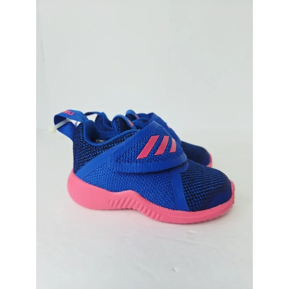 Adidas Kid's Ready‎ Steady Girl Walking Shoe blue Pink 6K US Toddler NWOT